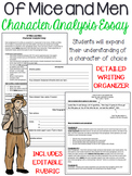 Of Mice and Men: Character Analysis, Five-Paragraph Essay