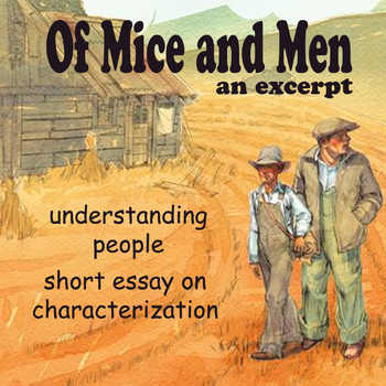 Preview of Of Mice and Men Characterization and Writing