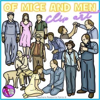 Preview of Of Mice and Men realistic clip art