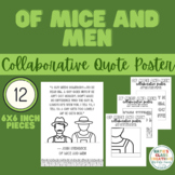 Of Mice and Men Collaborative Quote Poster