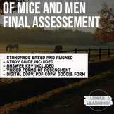 Of Mice and Men - Final Assessment with Study Guide and An