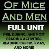 Of Mice and Men - Full Unit, Editable