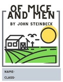 Of Mice and Men Full Unit Workbook Packet