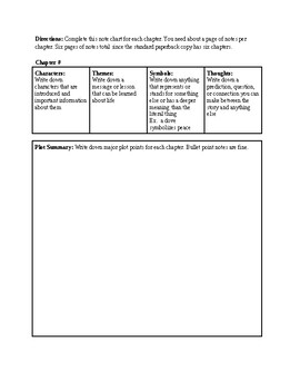 independent reading assignment pdf