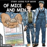 Of Mice and Men Novel Study Literature Guide Flip Book