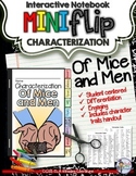 Of Mice and Men: Interactive Notebook Characterization Mini Flip