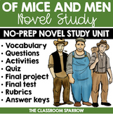 Of Mice and Men Novel Study (John Steinbeck): Vocabulary, 