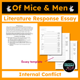Of Mice and Men Literature Response Essay Template | Inter