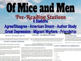 Of Mice and Men Pre-Reading Stations