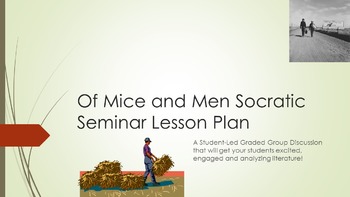 Preview of Of Mice and Men Socratic Seminar Lesson Plan