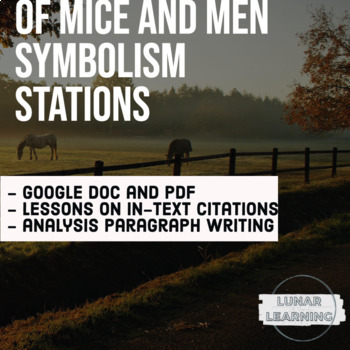 Preview of Of Mice and Men - Symbolism Stations
