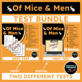 Of Mice and Men Test BUNDLE | 2 Versions | Print or Digita
