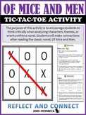 Of Mice and Men: Tic-Tac-Toe Novel Analysis Activity