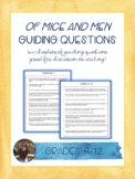 Of Mice and Men Study Guide Questions (EDITABLE DOCUMENT)