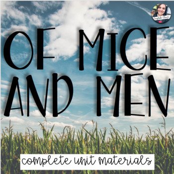 Preview of Of Mice and Men Unit Materials