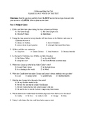Of Mice and Men Unit Test and Key
