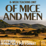 Of Mice and Men Novel Study Unit Plan - 130-Page Teacher Resource
