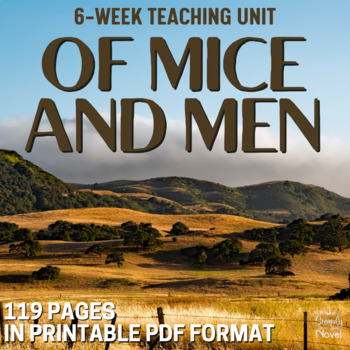 Preview of Of Mice and Men Novel Study Unit Plan - 130-Page Teacher Resource