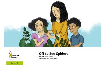 Preview of Off to See Spiders! – A fun biology picture book