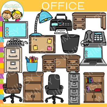 Preview of Office Furniture Clip Art