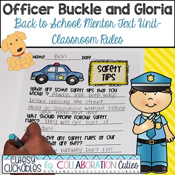 Officer Buckle and Activities {Back to School Read Aloud School Rules}