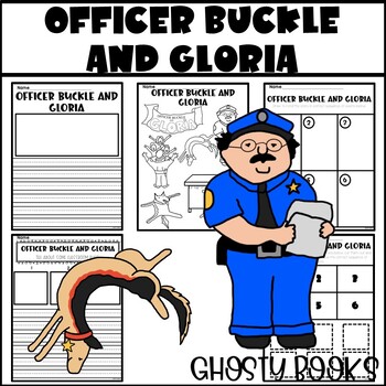 Preview of Officer Buckle and Gloria Book Companion Writing Response Coloring Sequencing