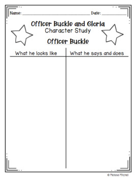 Officer Buckle and Gloria Close Read Interactive Read Aloud Lesson Plan