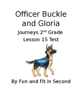 Preview of Officer Buckle and Gloria Assessment