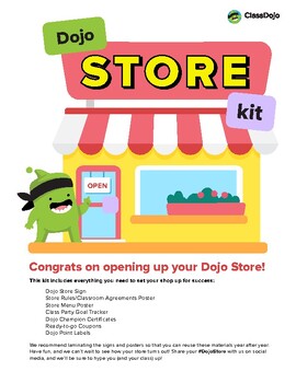 Preview of Official Dojo Store Kit FREEBIE
