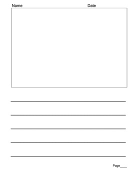 Printable Lined Paper With Name Wide