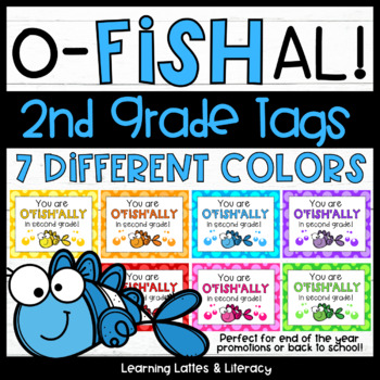Preview of Goldfish Back to School Tags Ofishally In 2nd Grade End of School Year Tags