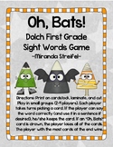 Oh, Bats! FREEBIE Dolch First Grade Sight Words Halloween Game