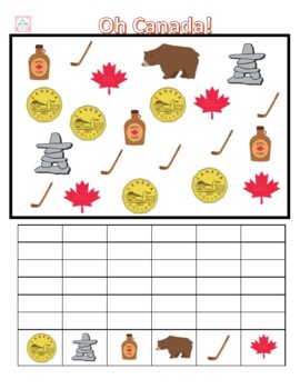 Preview of Oh Canada Graphing