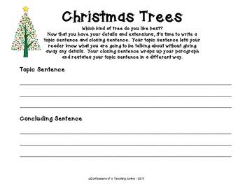 Oh, Christmas Tree! - An Expository Writing Activity | TpT