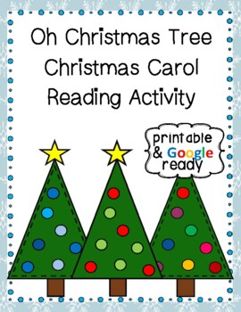Preview of Reading Comprehension Passage and Questions: Christmas Oh Christmas Tree