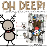 Oh Deer! There's a Missing Divisor/Factor | Christmas Craft