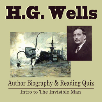 Preview of HG Wells Biography - Google Slides