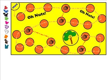 Preview of Oh Nuts!  Smartboard Game!