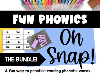 Preview of Oh Snap! FUN Phonics Game Bundle - GROWING BUNDLE