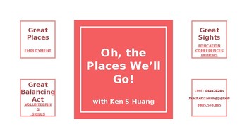 Preview of Oh, the Places We'll Go