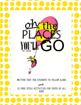 Preview of Oh, the Places You'll Go Activities