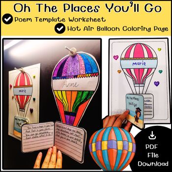 Preview of Oh the Places You’ll Go : End of the year activities 2nd 3rd 4th 5th 6th grade
