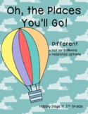 Oh, the Places You'll Go - Hot Air Balloons - Just Print and Go!