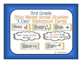 Ohio 3rd Grade Social Studies "I Can" Statement Cards