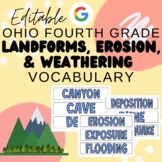 Ohio 4th Grade Earth Science Landform, Erosion, and Weathe