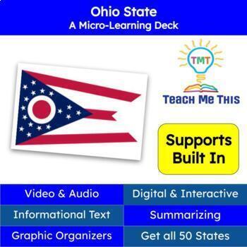 Preview of Ohio (50 States and Capitals) Informational Text and Activities