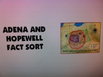 Preview of Ohio Adena and Hopewell Fact Sort