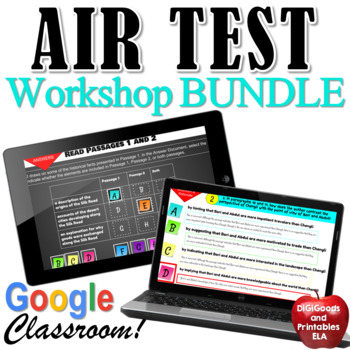 Preview of Ohio Air Test Prep Google Classroom Distance Learning