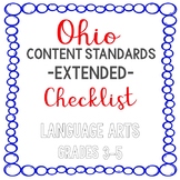 Ohio ELA Extended Standards Checklist Grades 3-5