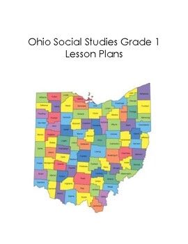 Preview of Ohio Grade 1 Social Studies Lesson Plans for All year